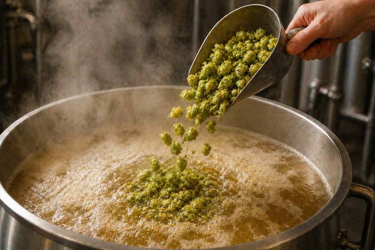 Boiling and Hops Addition