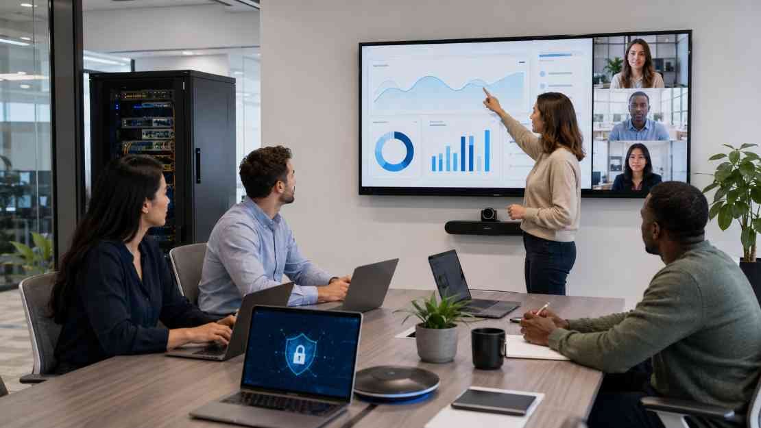 What is the role of technology in modern small business workspaces?