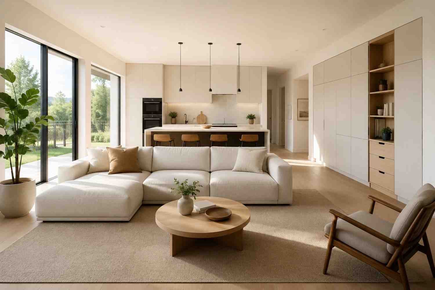 Embrace Clean Minimalism and Clever Hidden Storage